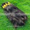 30-100cm Grade 8A Russian Cheap Virgin Hair Bulk Straight Human Hair Bulk Ponytail Virgin Hair Natural Brown Color