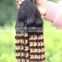 bohemian curl unprocessed brazilian human hair weave colored 1b-27 curly funmi hair extensions