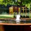 Corten Steel Round Sculpture Water Fountain