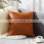 Home Decorative sofa cushion Solid Leather waterproof throw pillow covers