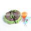 Interactive durable foldable canvas 9 holes rat hole toy bells searching for cat playing