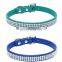 Bright Diamond Comfortable Pet PU Collar Leash Training Dog Pulling Rope Pet Neck Chain Pet Supplies