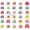 3D cartoon kids wholesales nail sticker for children
