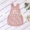 Hot style New arrival baby rainbow strap knit jumpsuit triangle girls romper