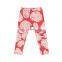 high quality Halloween skull and flower print newborn bouncy leggings flexible soft leggings for girls