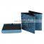 RTS modern home furniture luxury Crushed Velvet folding storage ottoman stool