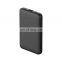 New special dual-port Mini 5000mAh portable power bank with built-in charging cable