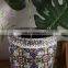 Wholesale balcony green plants pots vintage style large fancy flower pots ceramic for home decor