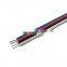 rainbow cable,80C 300V pvc insulation wire flat ribbon cable, awm 2444 cable