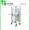 Hotel And Restaurant Supplies 4-tier stainless steel rack trolley , hotel room service trolleys