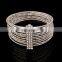 Multilayer 12 layer Iron wire bracelet woith diamond de buena calidad pulsera para dama