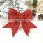 4Pcs Christmas Ribbon Bow Gold Dust Bows Christmas Ribbon And Bow Luxury Tree Bows Printed Ornaments Glitter