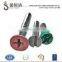slotted raised countersunk oval head m4 color screws with baking finish