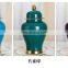 High Temperature Fired Blue Glazed Tall Ceramic Ginger Jars