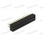 Denentech 1.27mm pitch Female Header H2.10 Dual Row Straight Connector