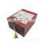 Custom design sliding paper drawer tandem gift box packaging double layer