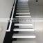 Mexico Modern Custom White Finish Steps Stairs Floating Staircase