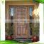 german residential front rustic solid wood doors with sidelights