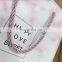 Wholesale custom pink marble bag packaging shopping paper bag with handles
