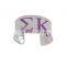 Moden girl women party bangles Perfect logo acrylic lucite cuff bracelet