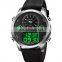 Skmei 1653 Branded Men Analog Digital Watches Night Light Waterproof Sports Wristwatch Chronograph