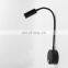 Modern Bedside Working Study Reading Wall Lamp Sconces 3W LED Book Lamp Wall Night Light Fixtures