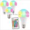 Led Bulb Color Changing Efficient Lamp with Remote Control Decorative Dimmable for Home Decor LED Bulb Light