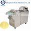Potato, cassava cutter with adjustable length and thickness