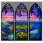 Quality Supplier Vintage Church Window Transparent Panels Glass Wholesale Ornament Tiffany Stain Glass Panel For Decoration