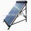 Evacuated tube non pressure solar collector for swimming pool