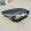 China 100kg payload all terrains tracked vehicle robot chassis for military institution development program