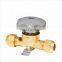 Forged Brass joining Flareing Handle refrigeration HVAC Air conditioner Shut-Off Hand Valve Shut Off valve