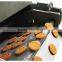 Meat pieces frying machine