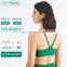 Rib Women Yoga Bra Backless Recyclable Newly Fitness Deep V Neck Sports Top