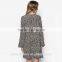 Women long sleeve dress design with high quality comfortable dress with wholesale price D308