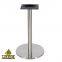 Wholesale Cheap Round Stainless Steel Dining Table Base Leg Circle Furniture Legs