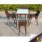 Good quality outdoor rattan bar table and bar chair cocktail bar set