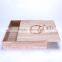 Factory Price Packing Custom Wooden Tea Box, Natural Wooden Box With Drawer
