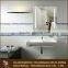 Wall mounted bathroom silver light mirror