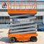 6 m battery auxiliary self-propelled scissor lift/aerial working tables/hydraulic self propelled scissor man lift