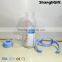 270ml Feeding Bottle With Glass Milk Bottle Blue Lids