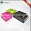Luxury paper card merci chocolate box with clear cover