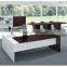 White and Black Wooden Office Modern Desk(SZ-OD203)