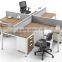 Modern Open commercial furniture Popular company staff table office workstation with steel legs ( SZ-WS377)