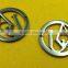 25mm Sew-on logo metal badges For Jeans clothes -- MZ6080
