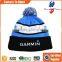 snow beanie cap with pompom