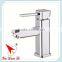 Chrome Plated Single Handle Brass Square Lavatory Sink Faucet 6003A