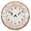 Home Decoration Antique Polyresin Wall Clock Sweep Movement