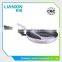 colorful aluminum non-stick fry pan with slotted spatula