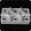 Excellent insulating glazed steatite socket ceramic wire connector plate
